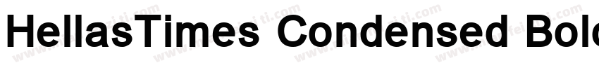 HellasTimes Condensed Bold字体转换